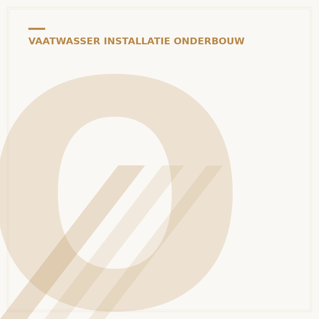 Onderbouw Vaatwasser Bosch: 5 Tips voor de Juiste Plaatsing