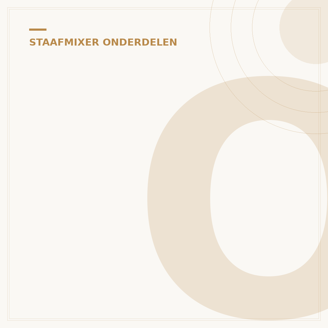 Onderdelen Bosch Staafmixer: Vind Snel Originele Delen