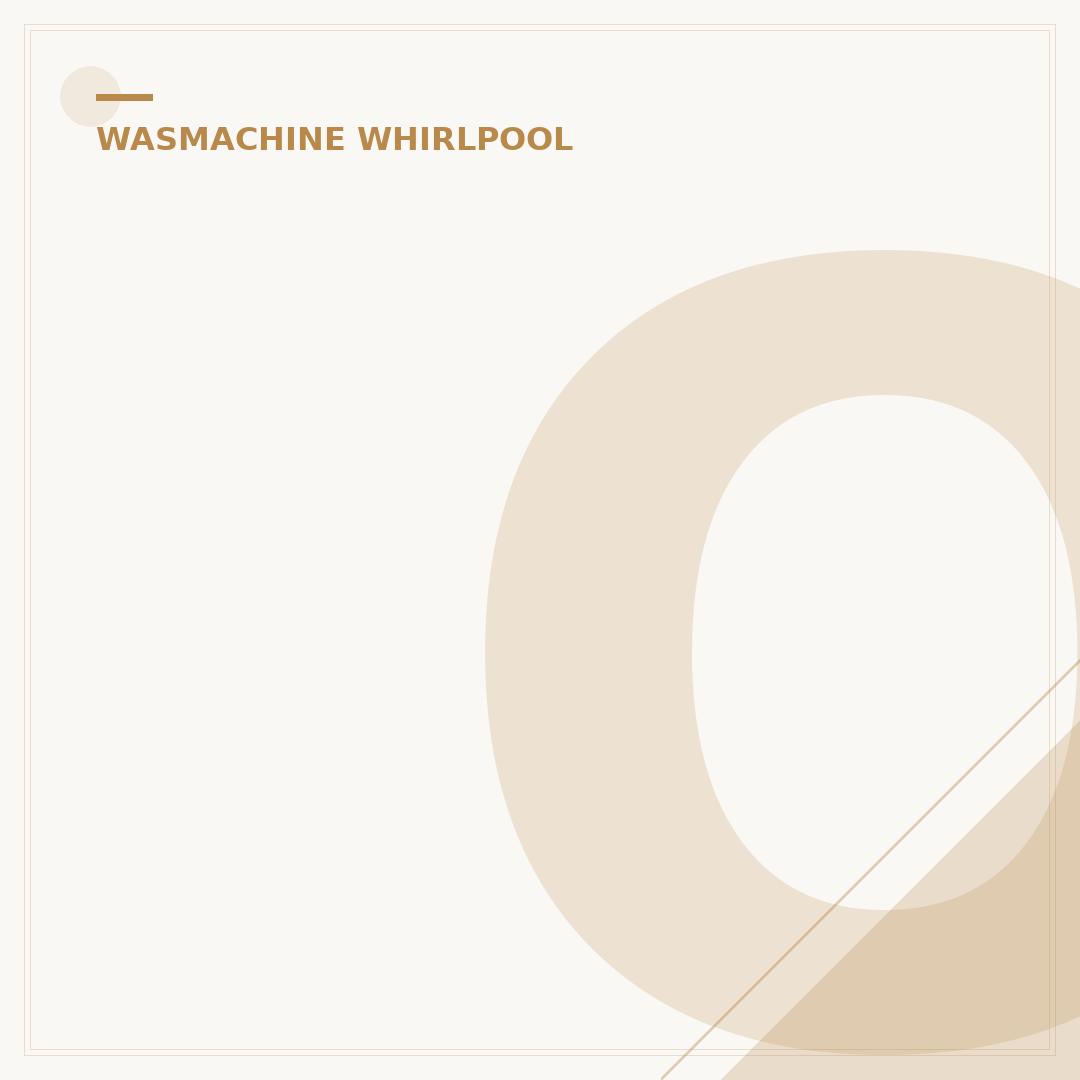Onderdelen Wasmachine Whirlpool: 5 Essentiële Tips