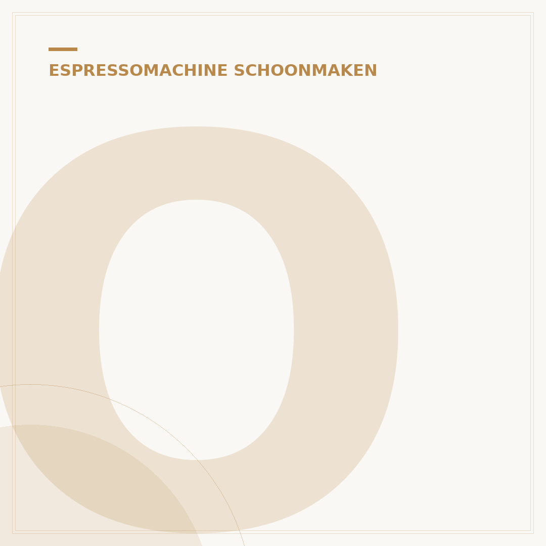 Onderhoud Espressomachine: 7 Stappen voor Perfect Koffieplezier