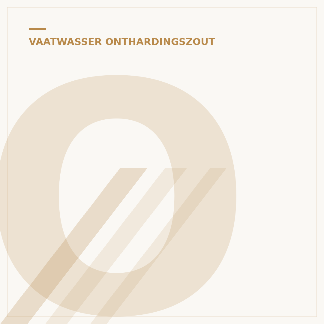 Onthardingszout Vaatwasser: 3 Tips voor Optimale Prestaties