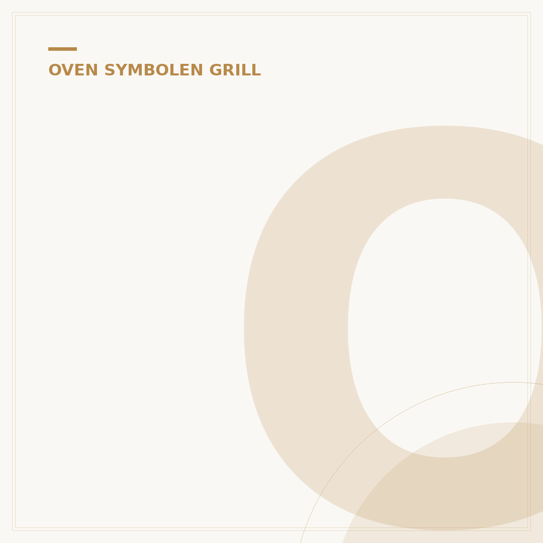 Oven Grill Symbool: Waar Vind Je Het & Wat Betekent Het?