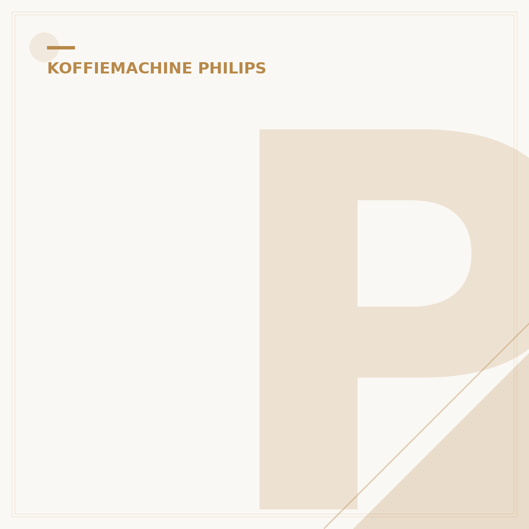 Philips 2200 Koffiemachine: Jouw Perfecte Kop Koffie, Simpel Thuis