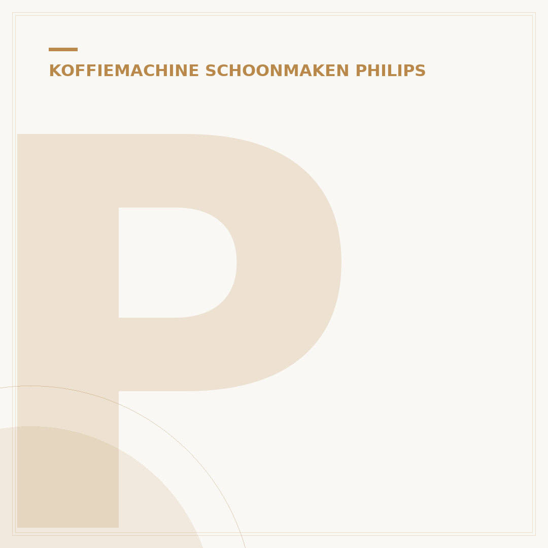 Philips Koffiemachine 5400 Schoonmaken: Tips voor Langere Levensduur