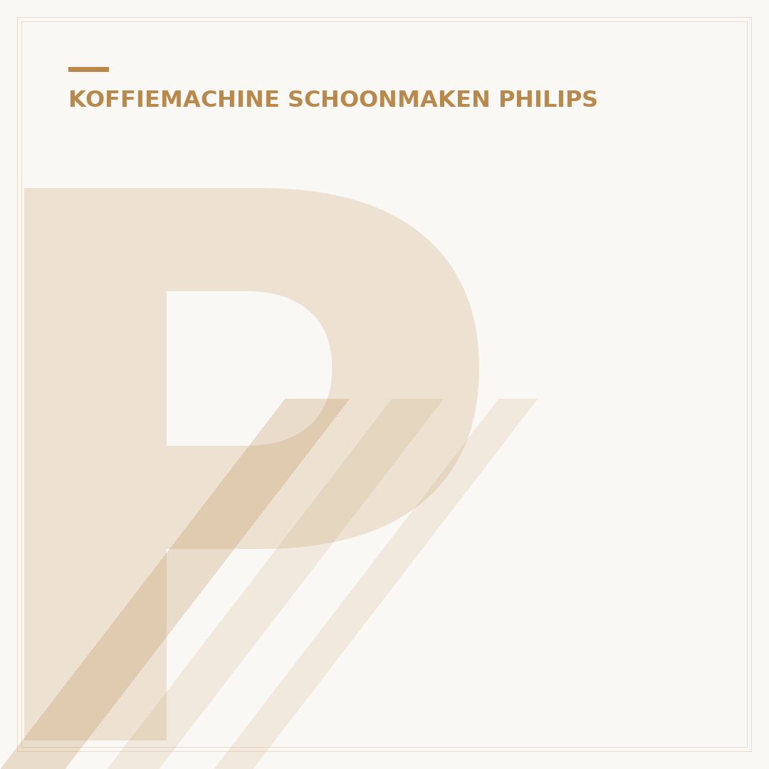 Philips Koffiemachine Onderhoudsset: 5 Cruciale Tips