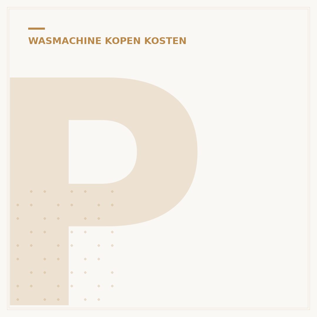 Professionele Wasmachine Prijs: Offertes & Installatiekosten