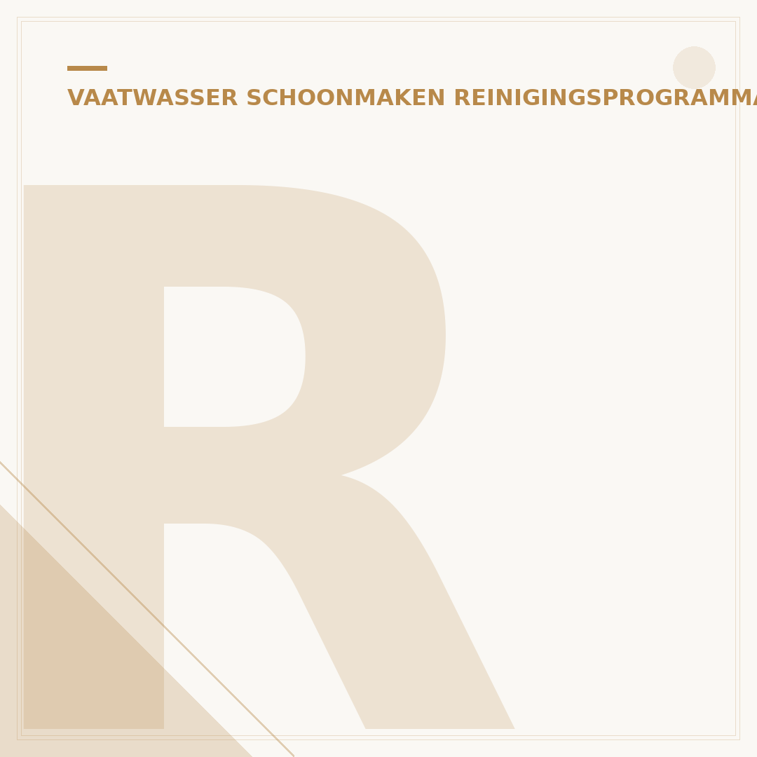 Reinigingsprogramma Vaatwasser: Essentieel Onderhoud & Tips