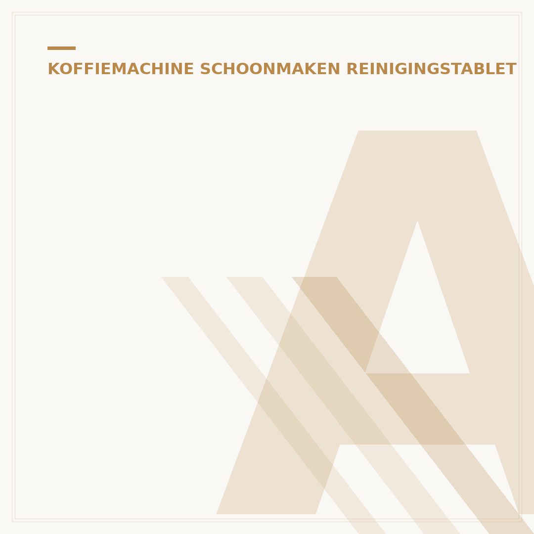 Action Koffiemachine Reinigingstabletten: 5 Tips voor Schoonmaak