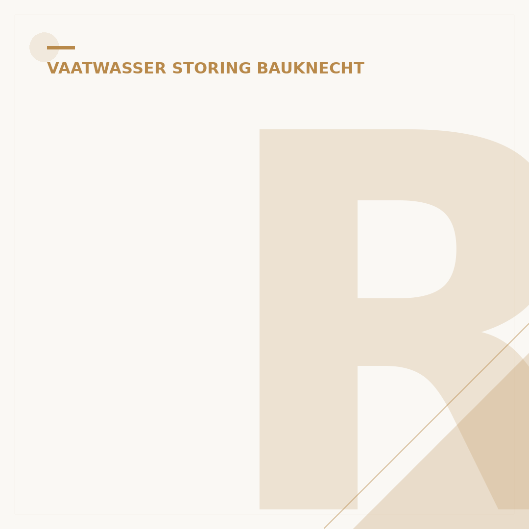 Reset Bauknecht Vaatwasser: 5 Stappen voor Directe Oplossing