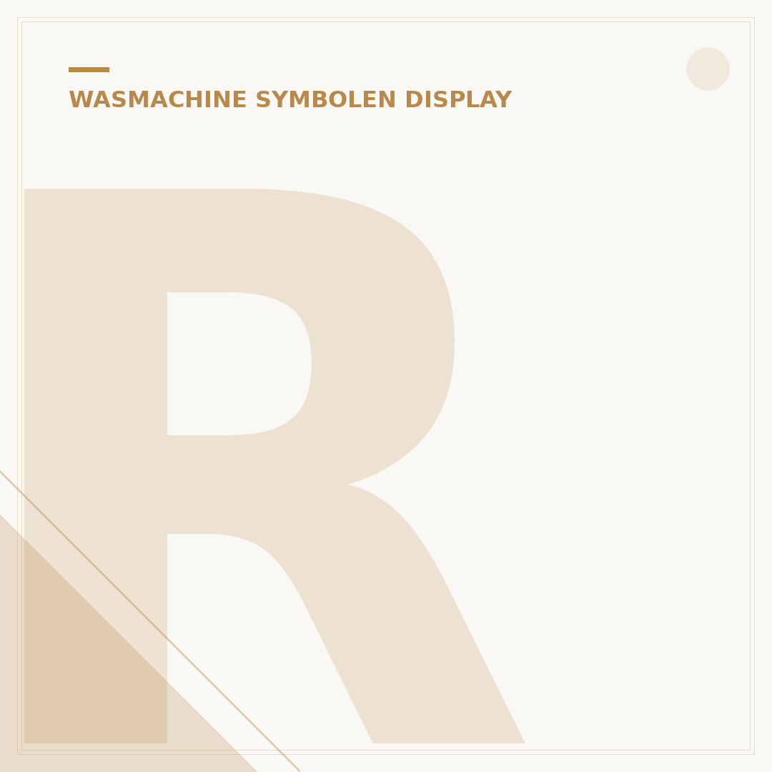 Rood Lampje Miele Wasmachine: 3 Symbolen Uitleg