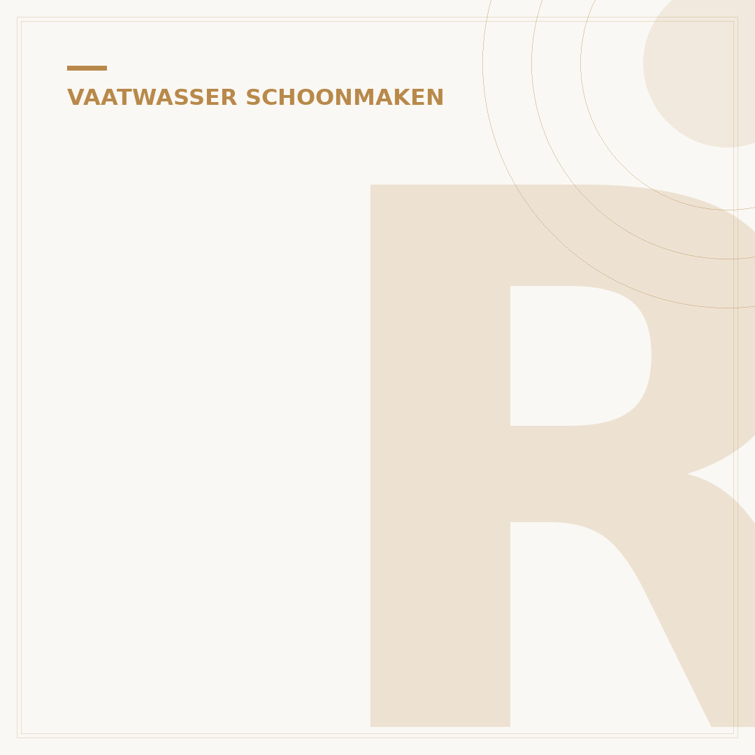 Rubbers Vaatwasser Schoonmaken: 5 Stappen voor een Fris Resultaat