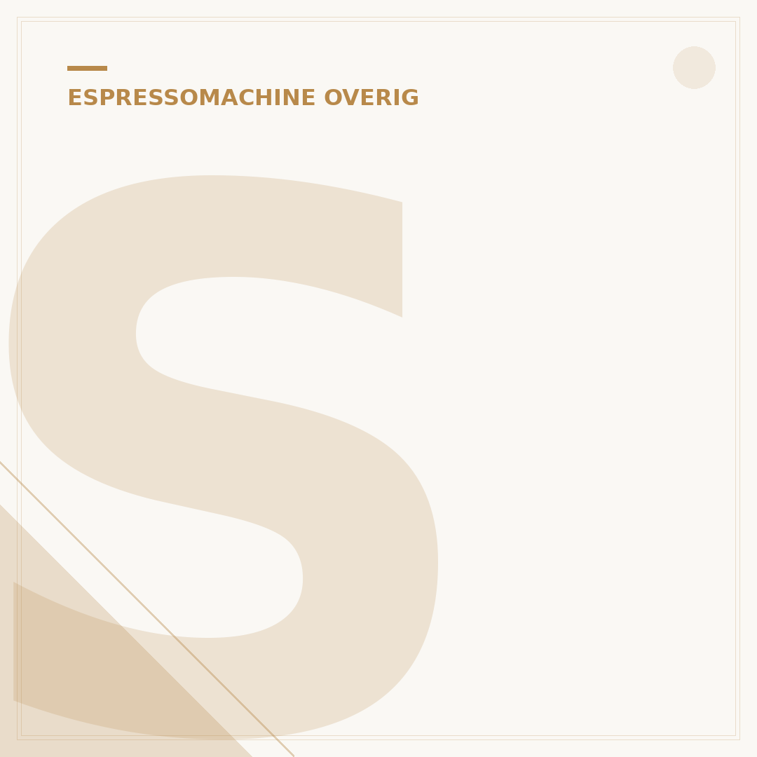 Saeco Espressomachine: 5 Tips voor Thuisgebruik