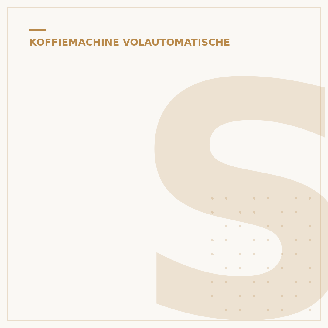 Sage Volautomatische Koffiemachine: Optimale Prestaties in Elke Ruimte