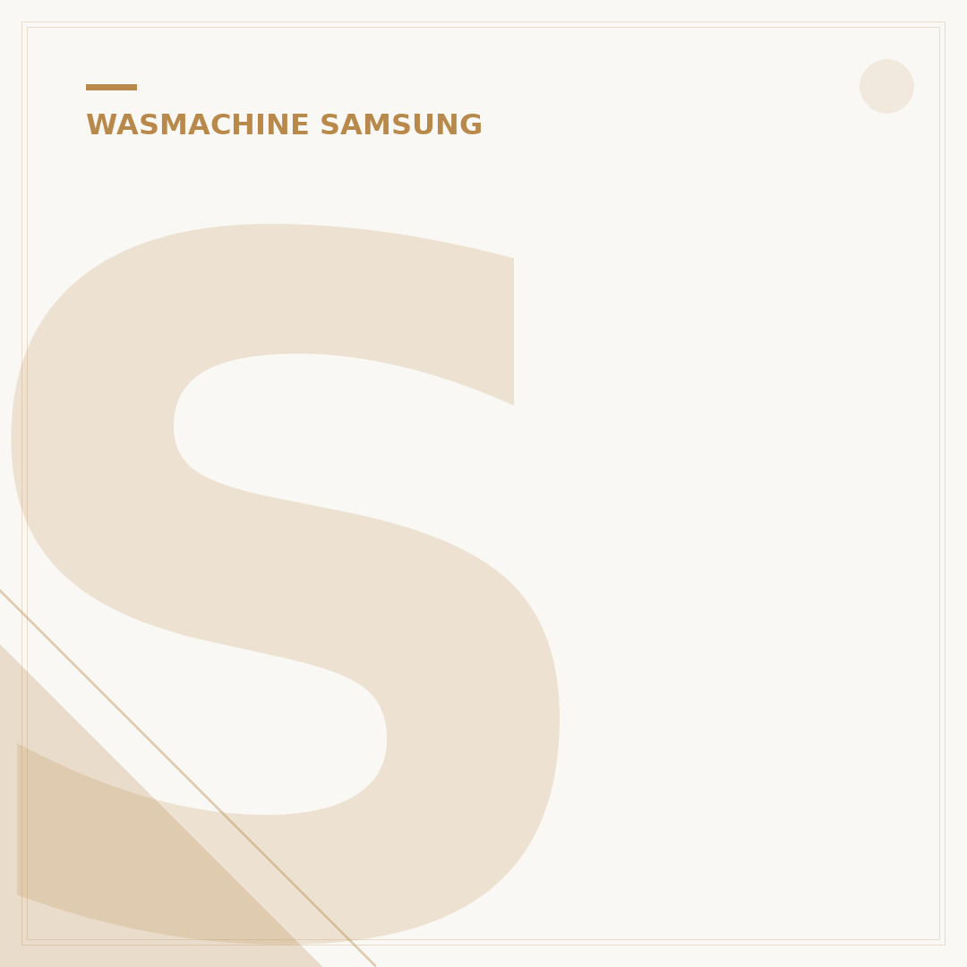 Samsung 8kg Wasmachine: De Beste Keuze voor Uw Huishouden?