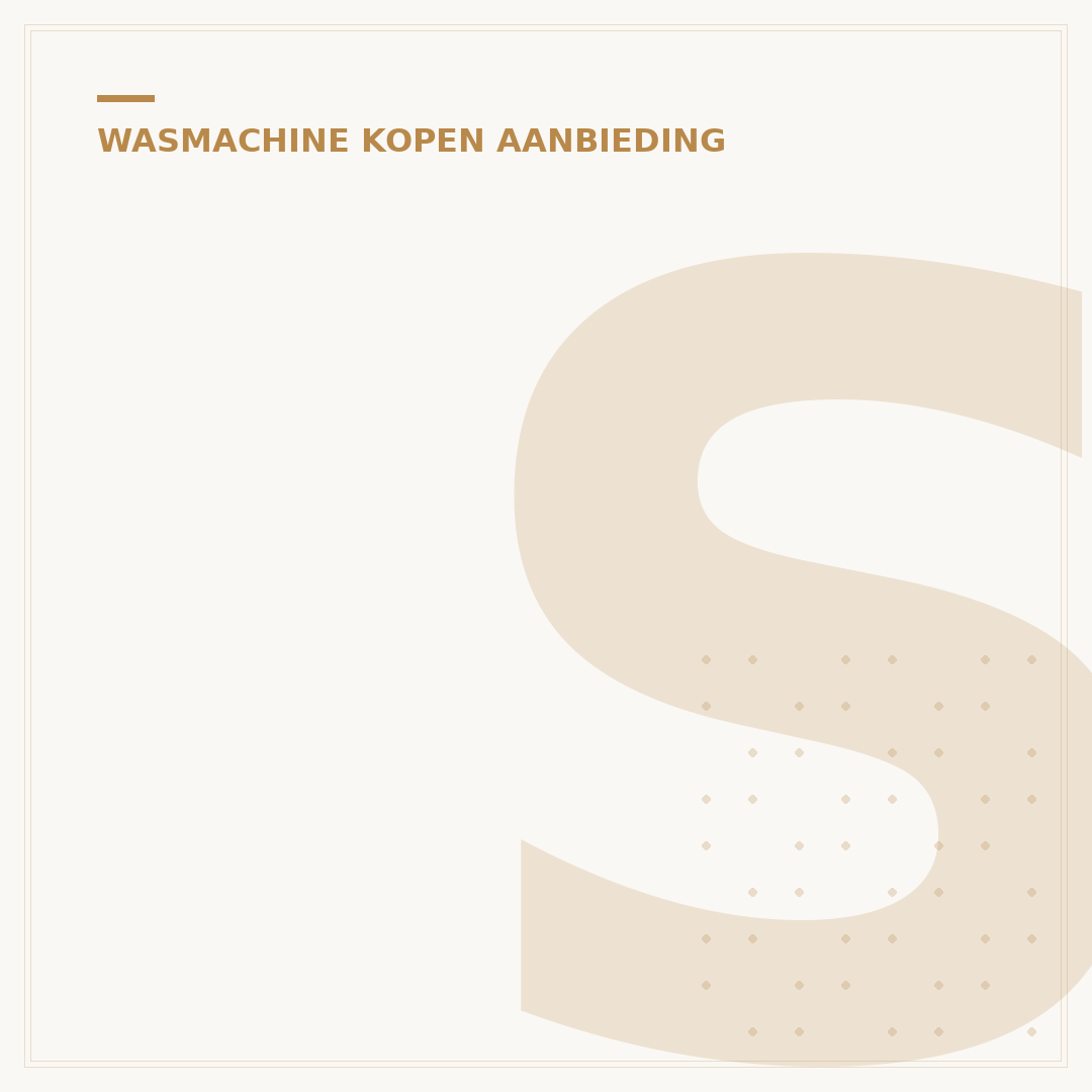 Samsung Wasmachine Aanbieding: Vind de Beste Deal Nu
