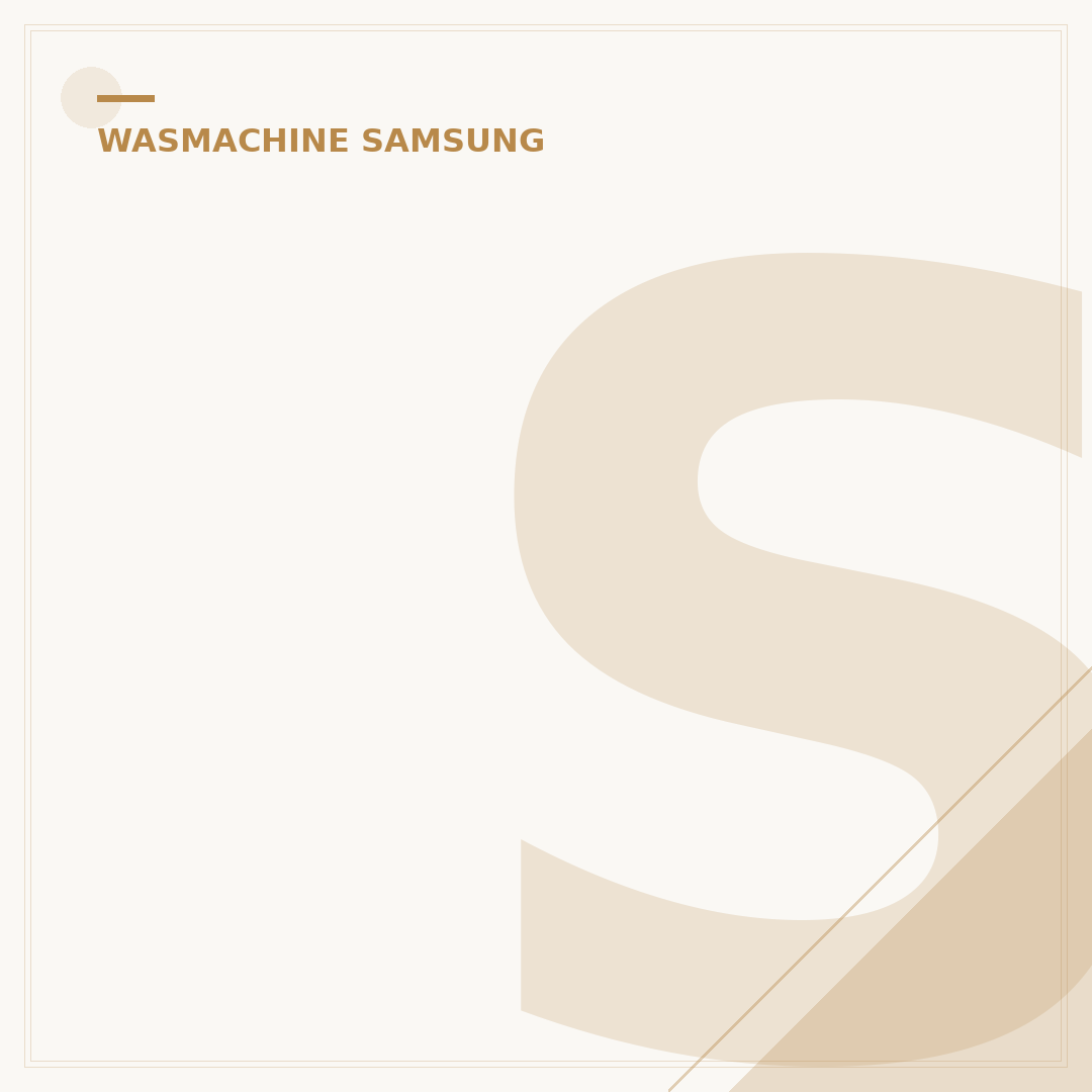 Samsung Wasmachine Trommel Los? 5 Stappen voor een Snelle Oplossing