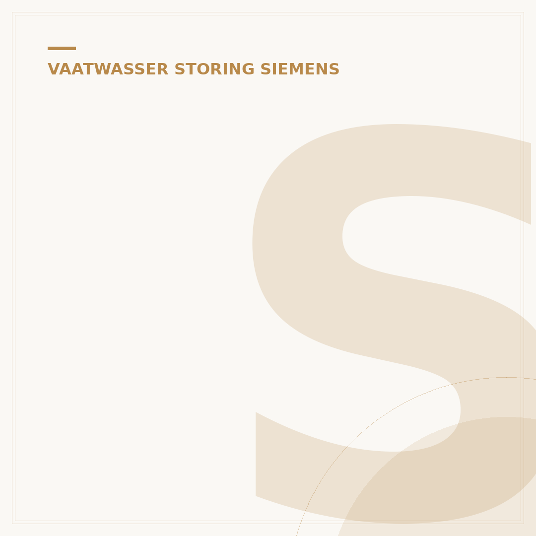 Siemens Vaatwasser Foutcode E15: 3 Snelle Oplossingen