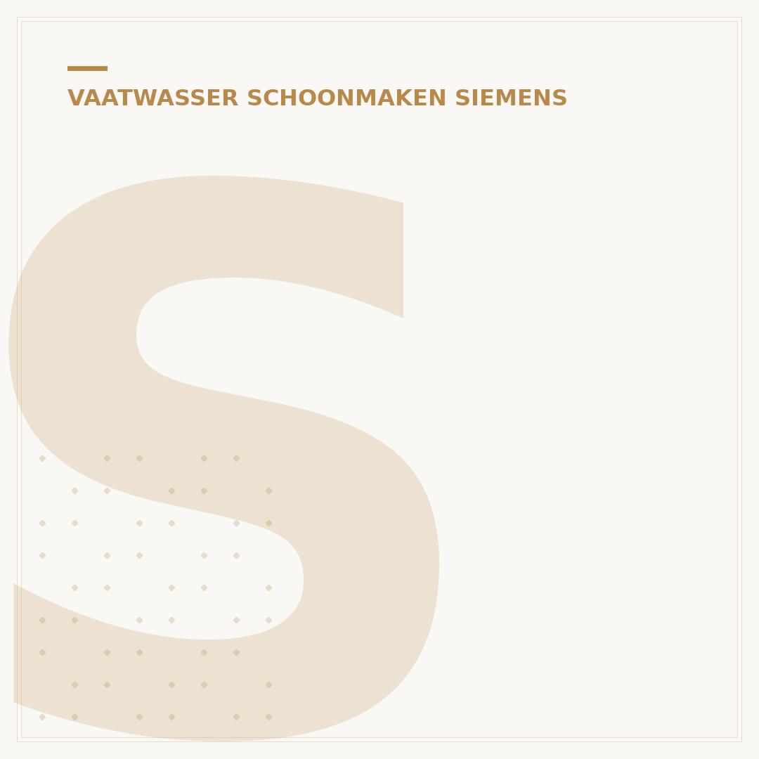 Siemens Vaatwasser Pomp Schoonmaken: 2 Snelle Stappen