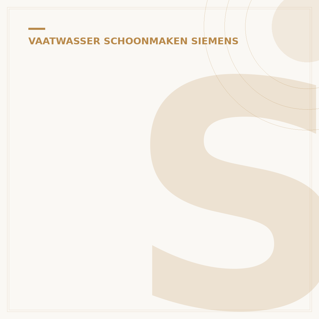 Siemens Vaatwasser Schoonmaakprogramma: 5 Essentiële Tips