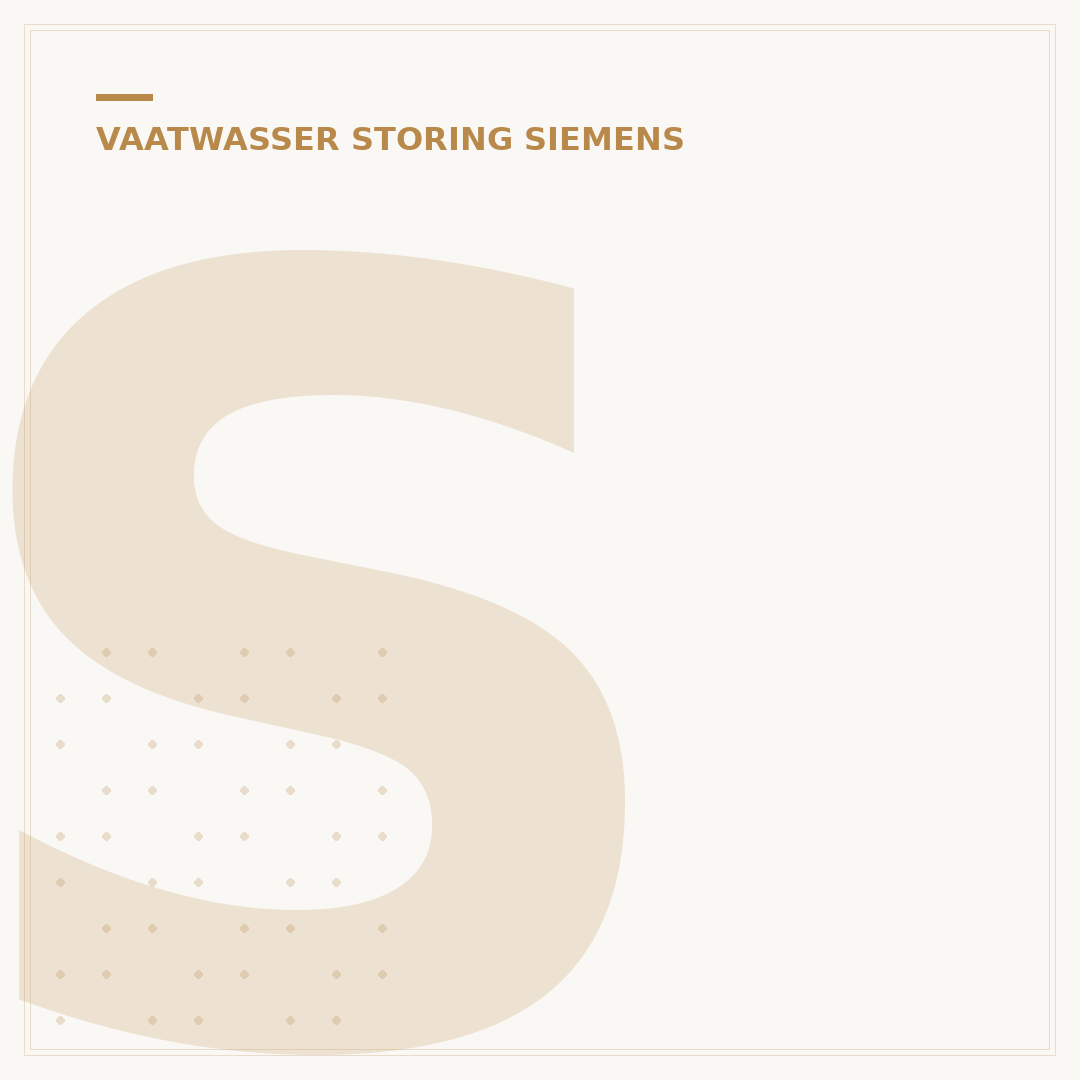 Siemens Vaatwasser Start Niet? 3 Oorzaken & Oplossingen Nu
