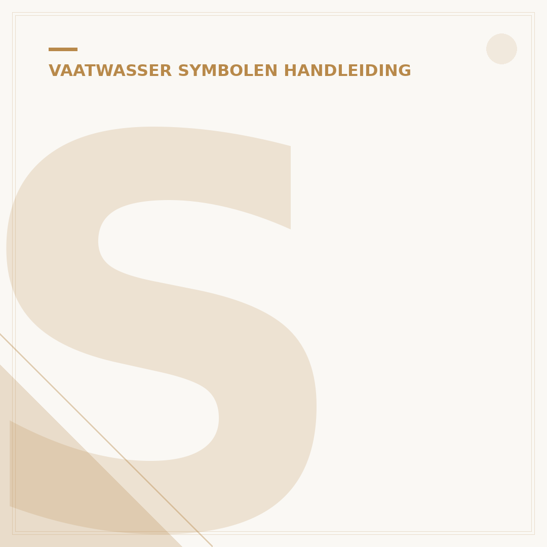 Siemens Vaatwasser Handleiding Symbolen: 5 Belangrijke Ikonen Uitleg
