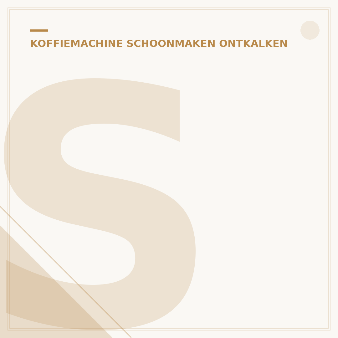 Smeg Koffiemachine Ontkalken: Stap-voor-Stap Gids met 3 Tips