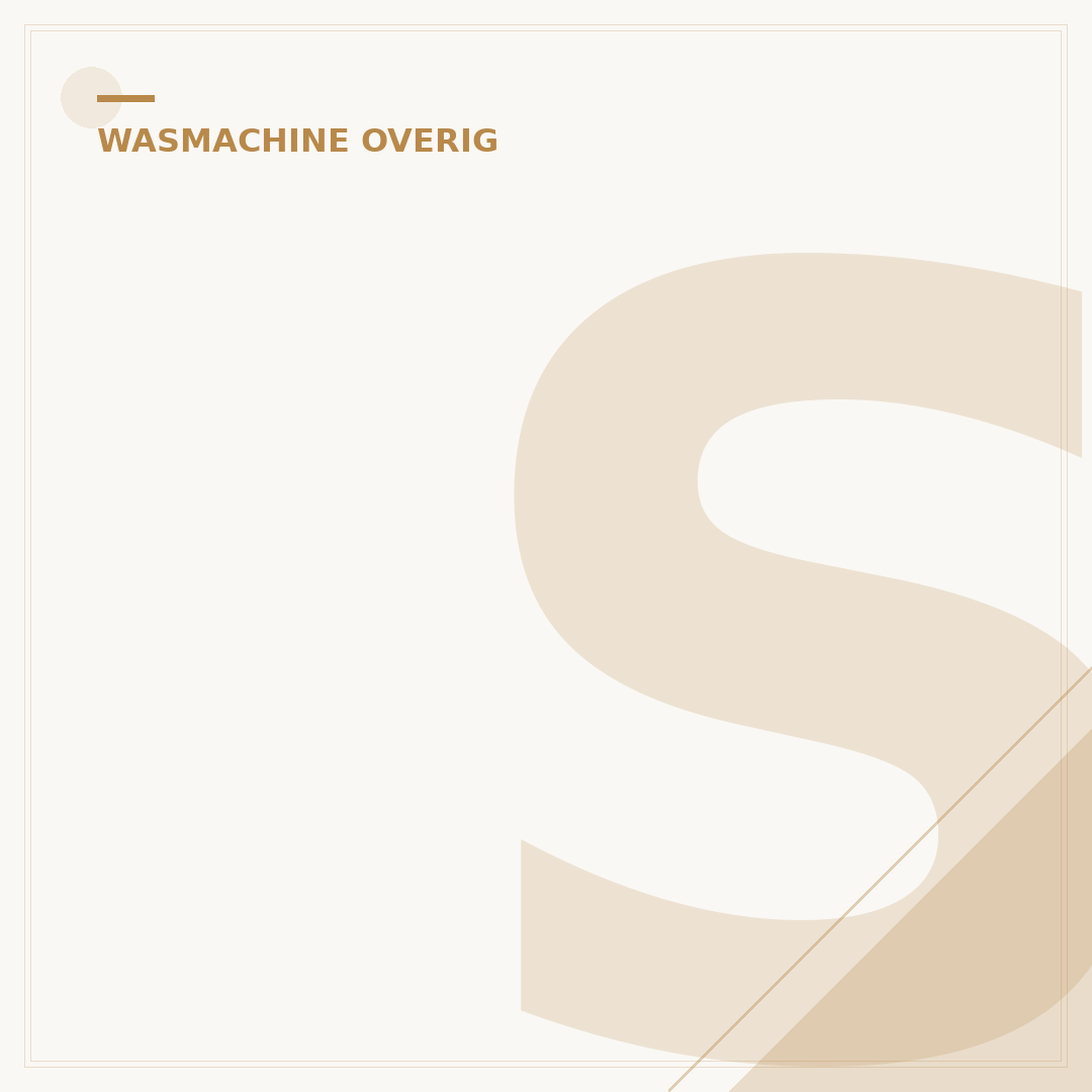 Splash Wasmachine: 5 Essentiële Plaatsingschecks