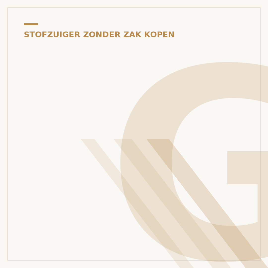 Goedkope Stofzuiger Zonder Zak: Vind de Beste Deal