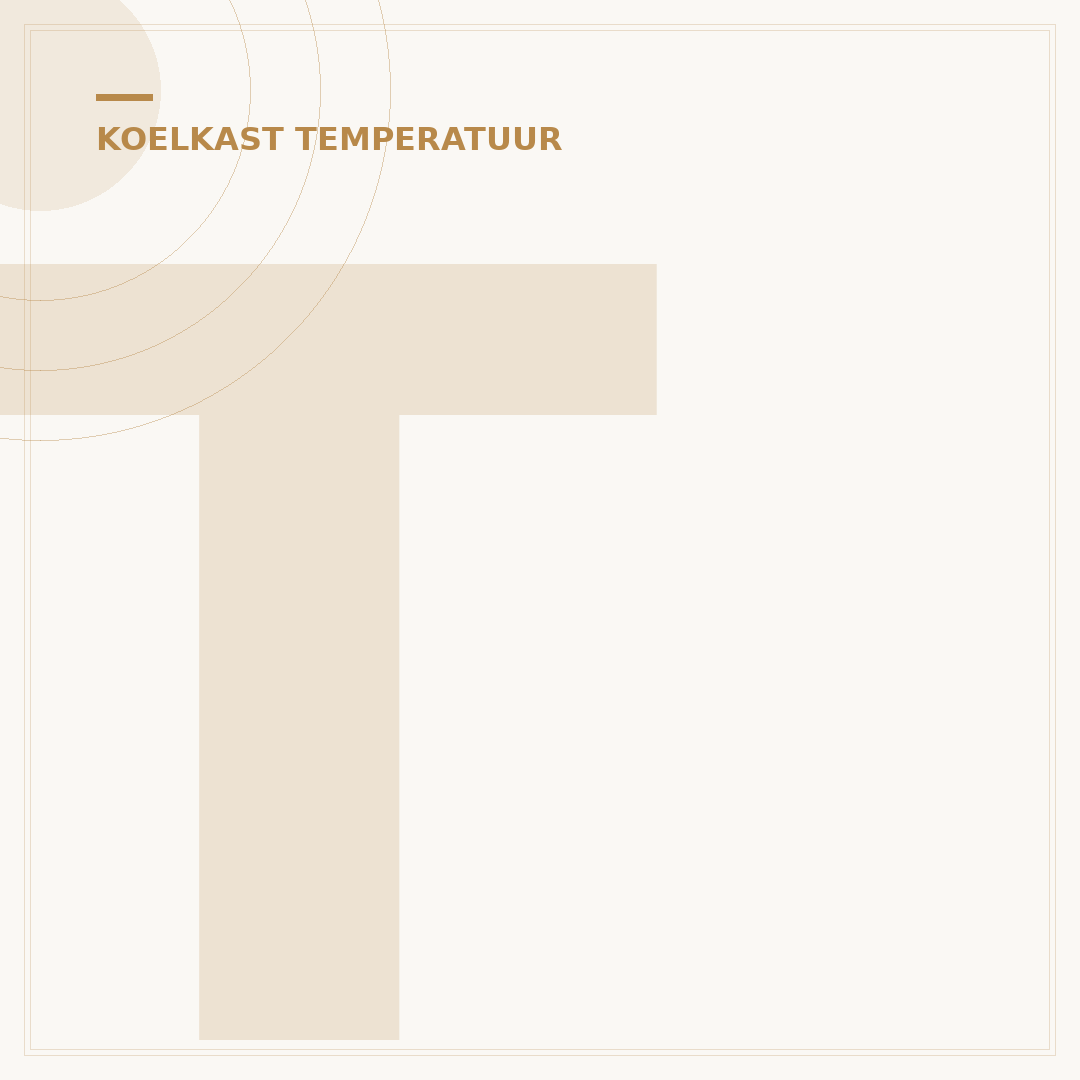 Temperatuur Instellen Koelkast: De Ideale 7 Graden