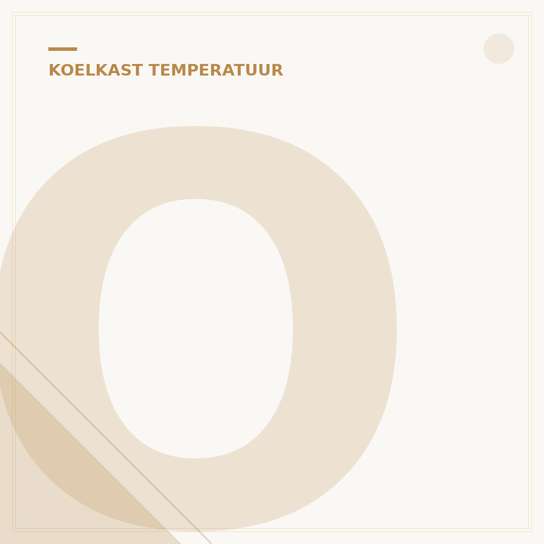 Op welke temperatuur koelkast? Ideale stand voor optimale versheid