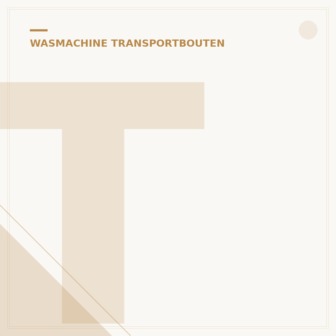 Transportbouten Wasmachine: Zo Vind Je Ze Snel (3 Locaties)