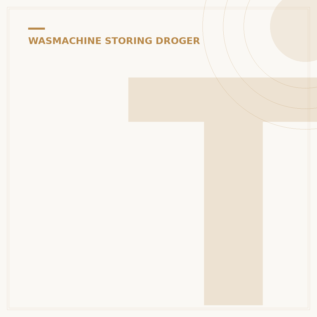 Tussenstuk Wasmachine Droger Praxis: Slim Plaatsen met 5 Tips