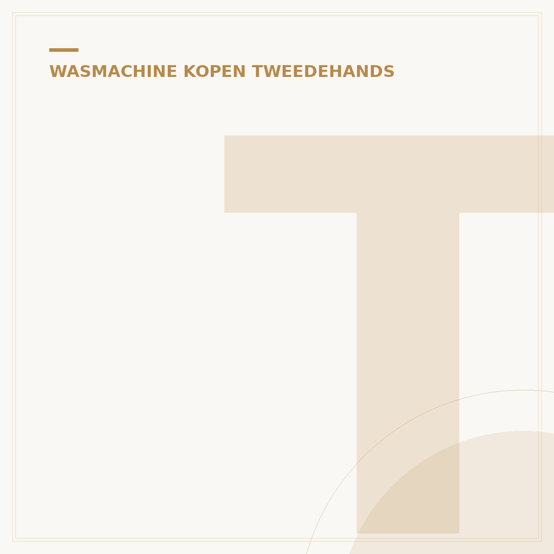 Tweedehands Wasmachine met Garantie: Slimme Keuze 2024