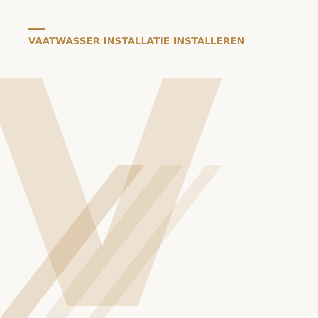 Vaatwasser Laten Installeren: 5 Stappen en Kosten Gids