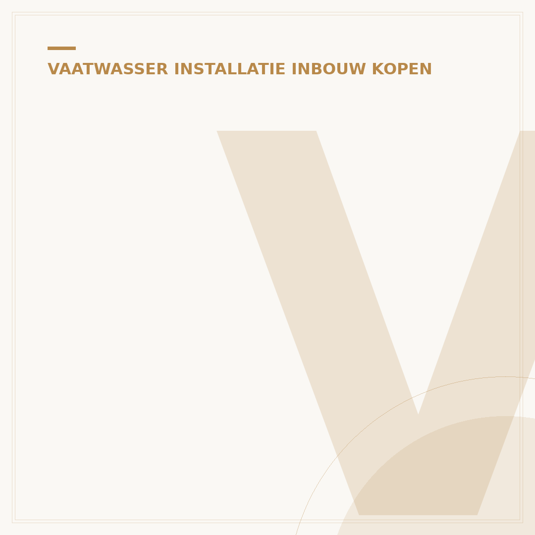 Vaatwasser Kopen Inbouw: 5 Essentiële Tips voor Uw Keuken