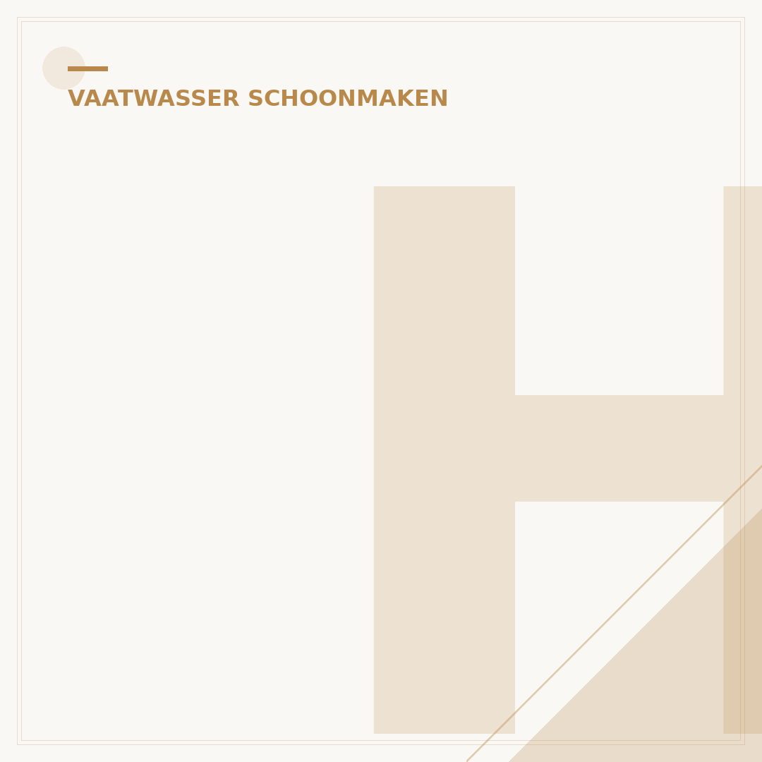 HG Vaatwasser Gebruiksaanwijzing & Onderhoudstips van uw Monteur