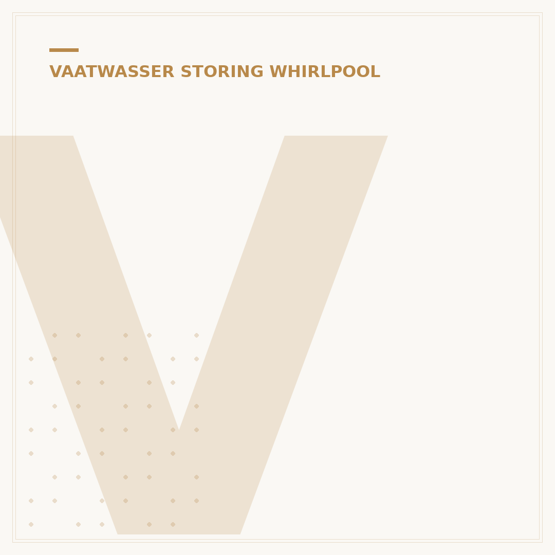 Vaatwasser Whirlpool Storing: 5 Tips voor Directe Oplossingen