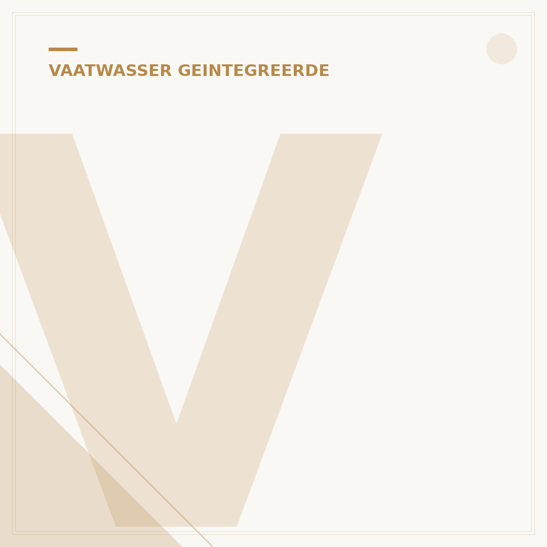 Volledig Geïntegreerde Vaatwasser: Uw Ruimtebesparende Keukengids