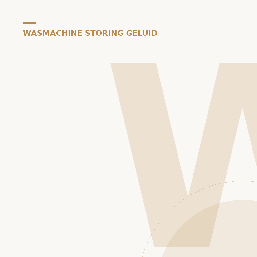 Wasmachine Bonkend Geluid? 7 Oplossingen & Voorkoming