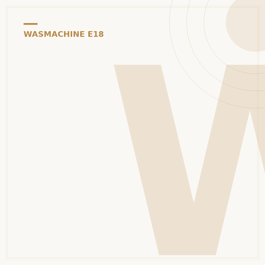 Wasmachine E18 Foutmelding: 5 Oplossingen voor Uw Woning