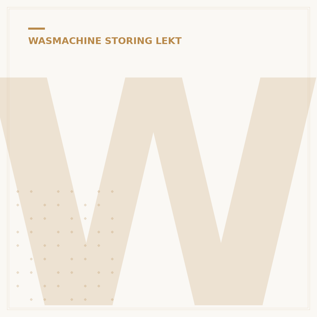 Wasmachine Kraan Lekt Bij Beluchter: 3 Oplossingen