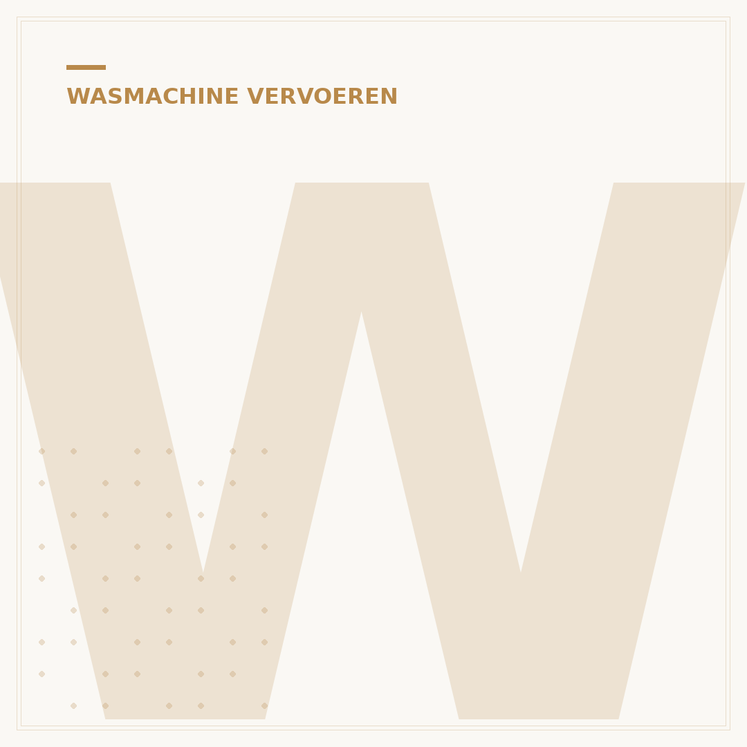Wasmachine liggend vervoeren: Ja, met 1 belangrijke voorwaarde