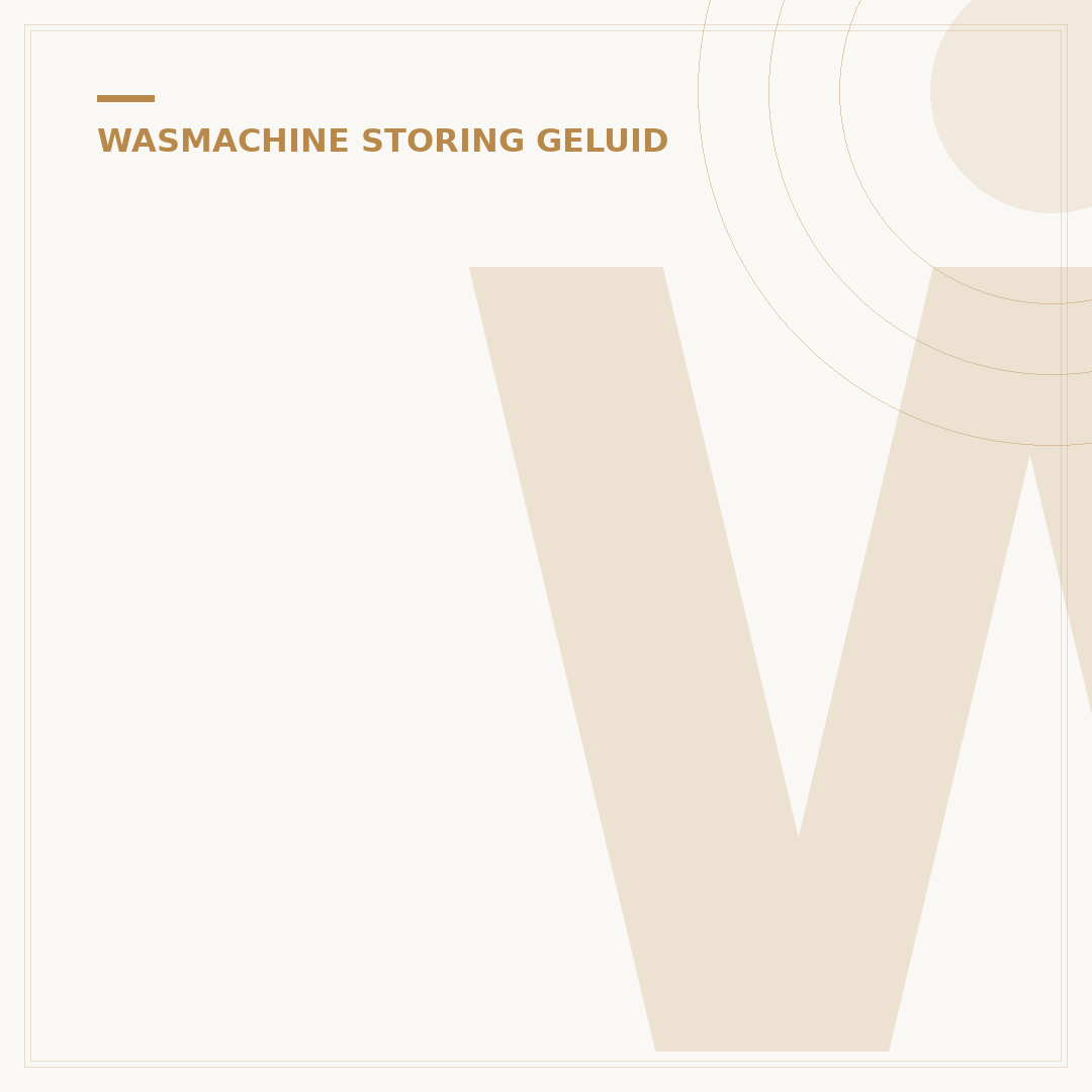 Wasmachine Maakt Schurend Geluid? 5 Oplossingen in 10 Minuten