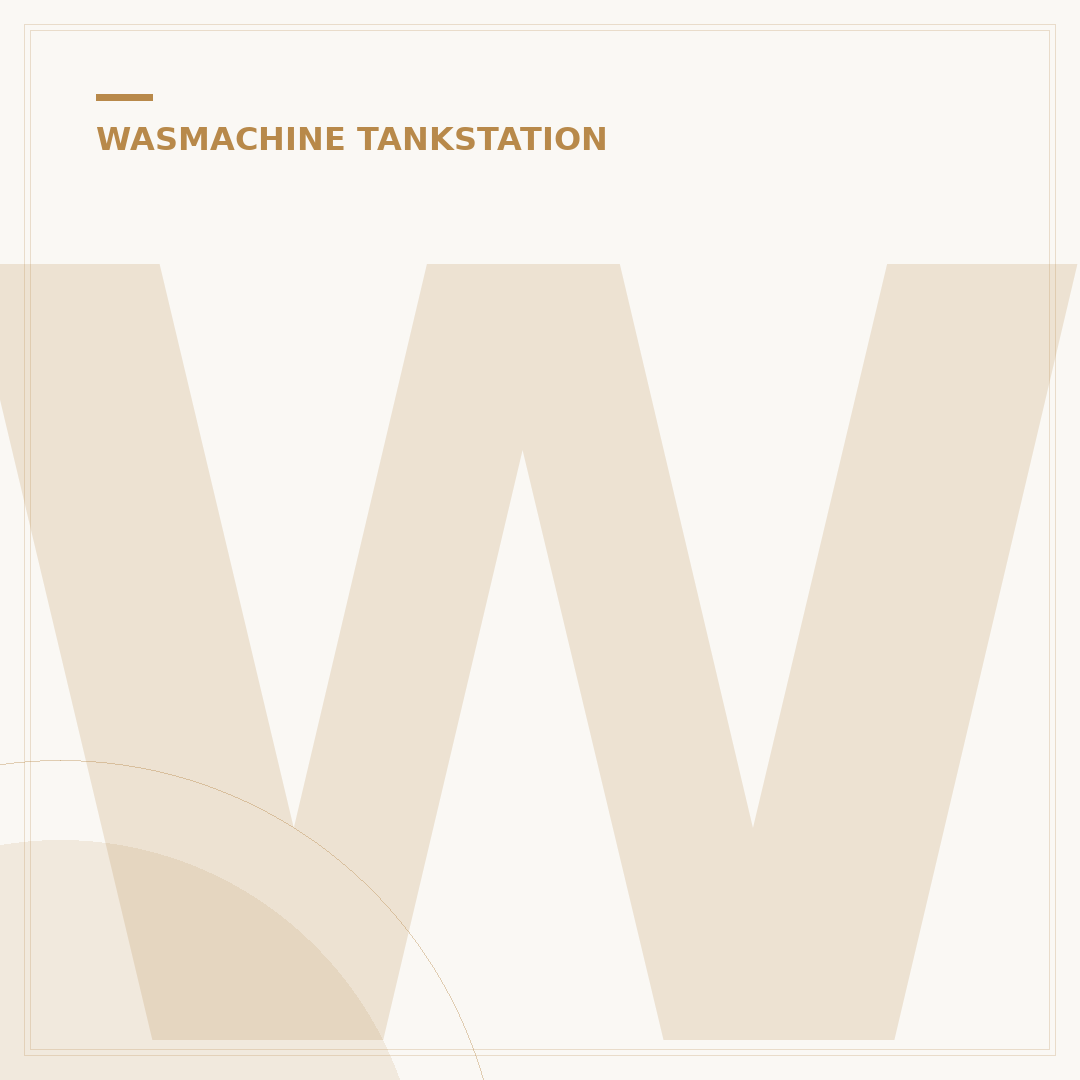 Wasmachine bij Tankstation: Uw Gids voor Locatiekeuze