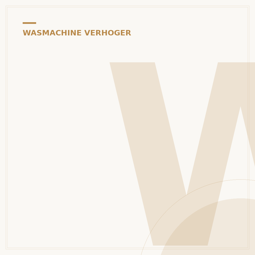 Wasmachine Verhoger met Wielen: Kies de Beste voor Uw Ruimte