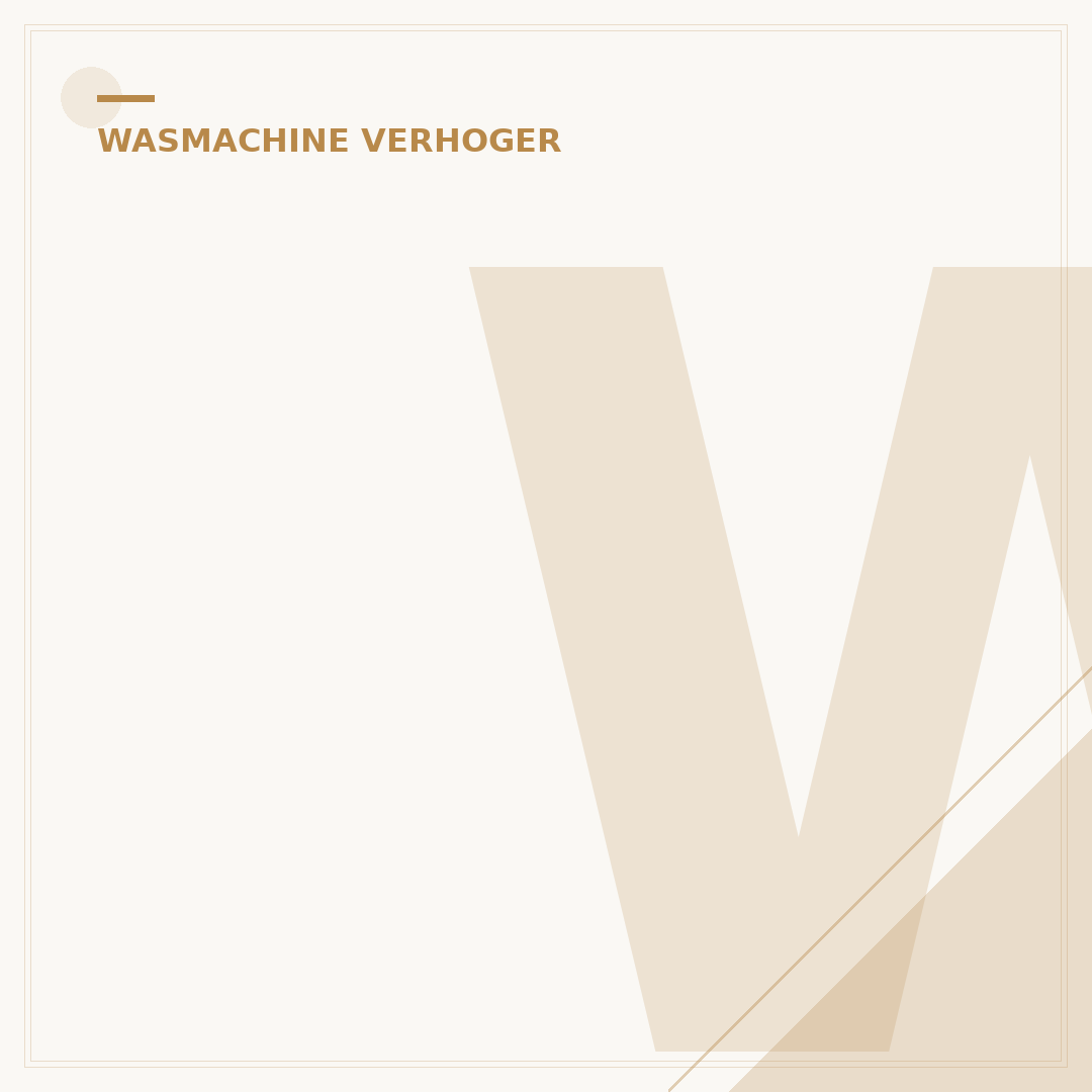 Wasmachine Verhoger Zwart: Top 5 Modellen & Koopgids