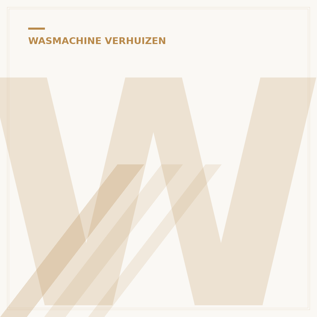 Wasmachine verhuizen trap: 5 Essentiële Tips voor een Veilige Klus