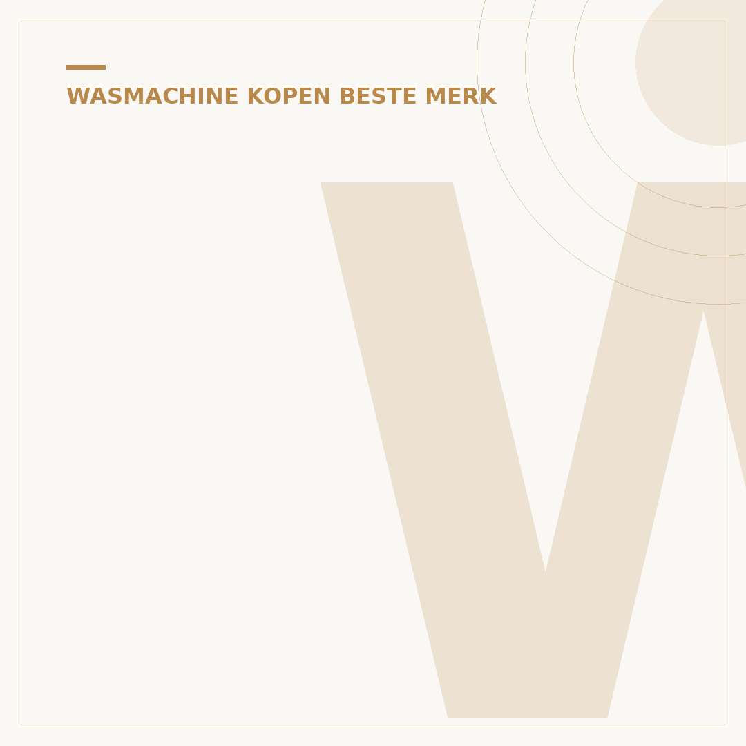 Welk Merk Wasmachine Is Het Beste? Top Keuzes per Ruimte (2024)