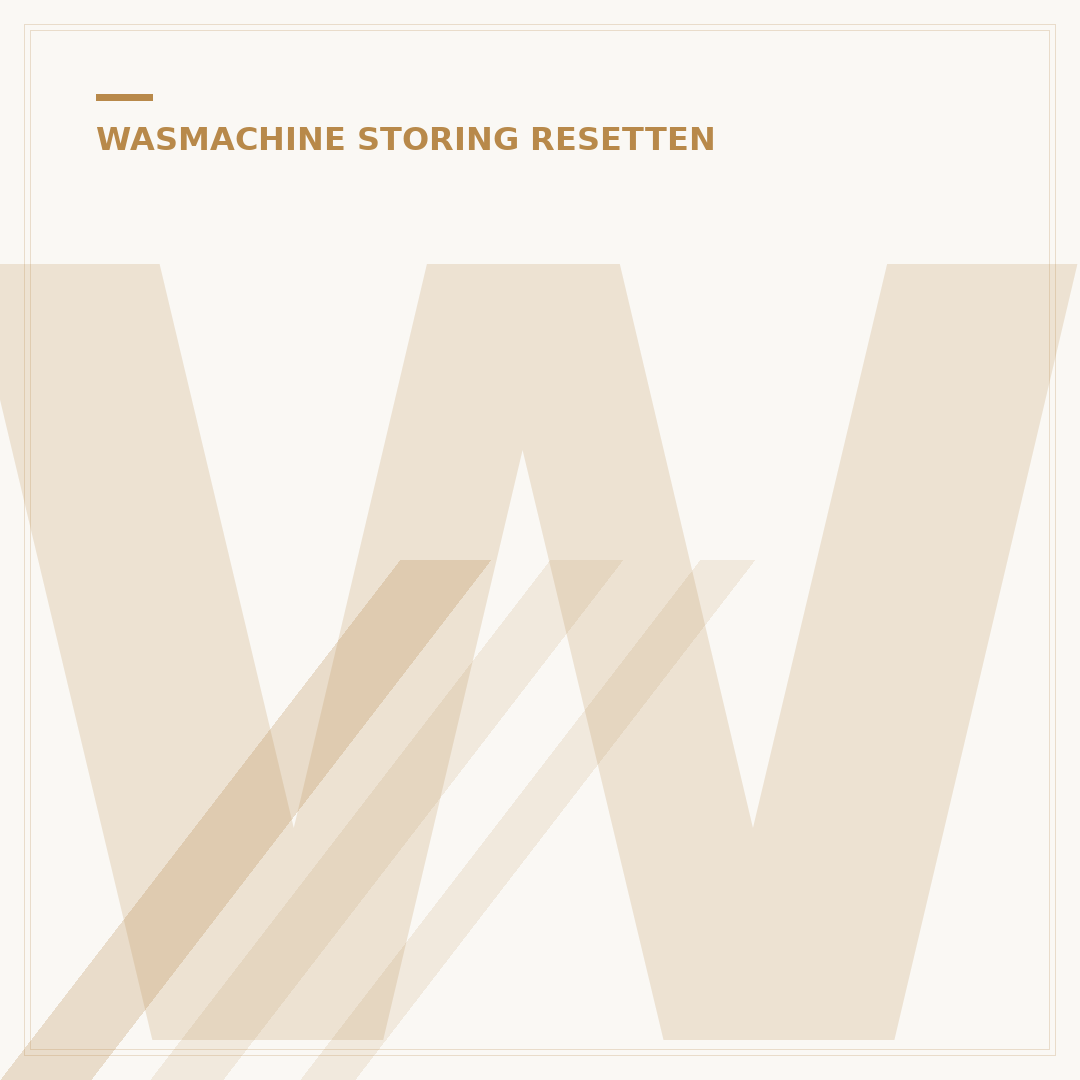 Whirlpool Wasmachine Resetten: Snelle Gids Voor Direct Herstel
