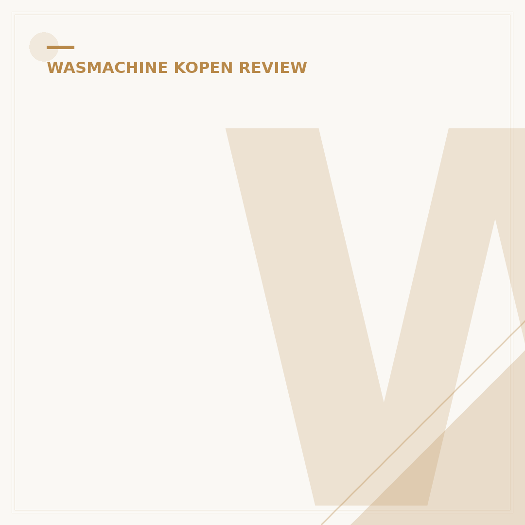 Wisberg Wasmachine Review: 5 Slimme Keuzes voor Elk Huishouden
